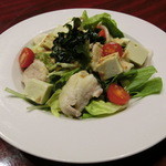 豚しゃぶと豆腐のサラダ