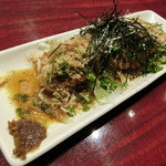 美桜鶏もも肉のたたき