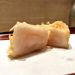 てんぷら 近藤 - 甘みあるホタテ