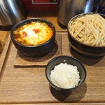あんびしゃす花 - 辛旨チーズつけ麺大(ミニご飯付き)