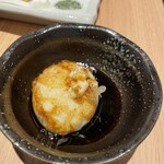 天ぷらとワイン大塩 - 半熟卵天のタレは天丼のタレのよう