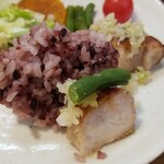 キッチン ブルー グローブ - １０切れ目のソテーにも、デュクセルといんげん豆