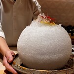 銀座 しのはら - ふぐの白子あえが入ってる