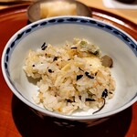 銀座 しのはら - 天バラに似て非なるご飯