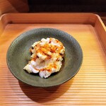 すし処 みや古分店 - 鱈の白子丼、うなぎのタレと赤酢のタレ