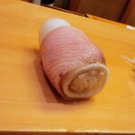 すし処 みや古分店 - 鰤と蕪の巻き寿司