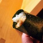 すし処 みや古分店 - うなぎのくりから焼きの手巻き寿司