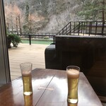 ゆづくしSalon 一の坊 - お風呂上がりに飲んだ生ビール