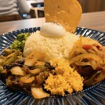 Senmi Sri Lankan RESTAURANT - バスマティ米に変更。やっぱりさらさらのお米がよくあいます。ココナツともよくあって美味しかったです