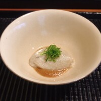 蕎味 櫂 - くるみだれの蕎麦がき