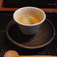 蕎味 櫂 - 白子の玉締め