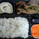 焼肉さんじ - さんじ弁当（サガリ、牛タン、せせり）