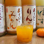 小料理もものふ - 果実酒集合