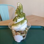 カフェ ロブ - かぶせ茶パフェ