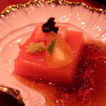 ぬしや - トマト豆腐