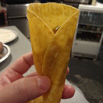 墨国回転鶏料理 - 巻き巻きしてパックンチョ♪