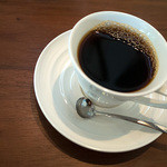 ウッチーノ食堂 - 食後にはホットコーヒーをいただきました。食後のドリンクはコーヒー、紅茶、オレンジジュースから。