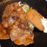 黒豚庵 - 豚しょうが焼き