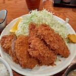 野風増 - 日替わりランチ(ヒレカツ コロッケ アジフライ　1100円)