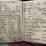 シェ・トト - ドリンクメニュー