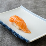 raw salmon