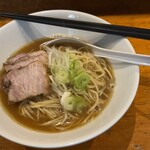 自家製麺 伊藤 - 比内鶏ラーメン（小）、チャーシュートッピング