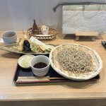 Teuchi Soba Ooe - 天ざる蕎麦です。