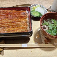うなぎ 目白ぞろ芽 - 共水うな重、肝吸、香の物