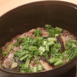 RISTORANTE IL NODO - ストウブ鍋で炊き上がった状態でのプレゼンテーション