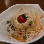 びっくりドンキー - ドンキーセットのサラダ