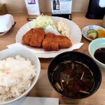 とんかつ野崎 - ロースかつ定食