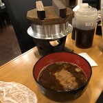 kanizammai - 釜めしは30分かかります。荒煮汁は、かなり濃い