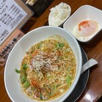 暁 製麺 - 汁なし担担麺とミニごはん