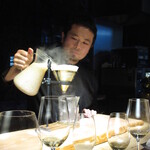 トレイス - 火を入れ濾す