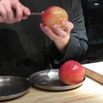 トレイス - 最初のデザート、桃