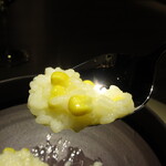 トレイス - 玉蜀黍の皮が取ってあります