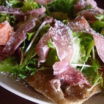 Cafe TAC - バジルソースと生ハム(1200円)