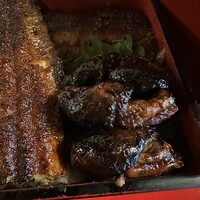 炭焼 うな富士 天白別邸 - 肝焼きも照り照りで最高に良い見た目