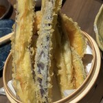 Tempura Kaisen Kome Fuku - 季節野菜の天ぷら２種盛り合わせ