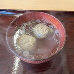 青倉商店 - 料理写真:熱々が嬉しい元祖いわしのつみれ汁！