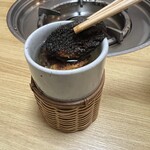 活ふく料理宅庵 - ひれ酒