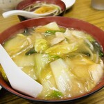 華風料理一芳亭 - 中華丼も旨い♡ご飯の上に薄焼き卵が敷いてありその上に中華餡がかかってあるの♡