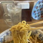 壱力 - 麺アップとハイボール450円