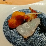 個室居酒屋 北海道 魚均 - くわいの唐揚げ、お刺身