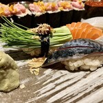 すし酒場 魚あるき - 「光三貫盛り〈サバ〉」のアップ…