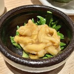 すし酒場 魚あるき - 「ほやの塩辛（税込￥440）」