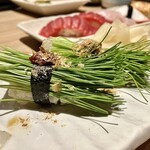 すし酒場 魚あるき - 「メネギ（税込￥360）×2」