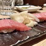すし酒場 魚あるき - 「本鮪中とろ（税込￥360）×3」