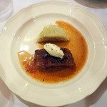 サラマンジェ ド イザシ ワキサカ - 豚バラ肉のカルボナード（取り分け後）2,700円