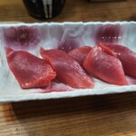 富久佳 - 赤身４貫　本まぐろ畜養だけど美味！